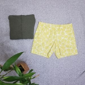 LOFT The River Linen Shorts